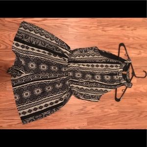 As U Wish Navy and Cream romper Size M